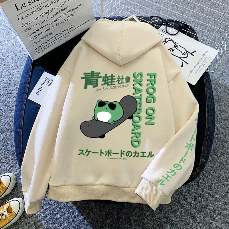 Frog Long Sleeve Hoodie Pullover Girls Cotton Soft Cute Sweatshirts Plus Size Hoodies Baggy Coat Women Streetwear Kawaii Clothes
Frog Long Sleeve Hoodie Pullover Girls Cotton Soft Cute Sweatshirts Plus Size Hoodies Baggy Coat Women Streetwear Kawaii Clothes