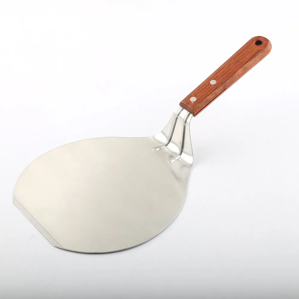 Anti-scalding Pizza Shovels Wooden Handle Round High Quality Stainless Steel Cake Shovel Baking Tool Kitchen Accessories
Anti-scalding Pizza Shovels Wooden Handle Round High Quality Stainless Steel Cake Shovel Baking Tool Kitchen Accessories