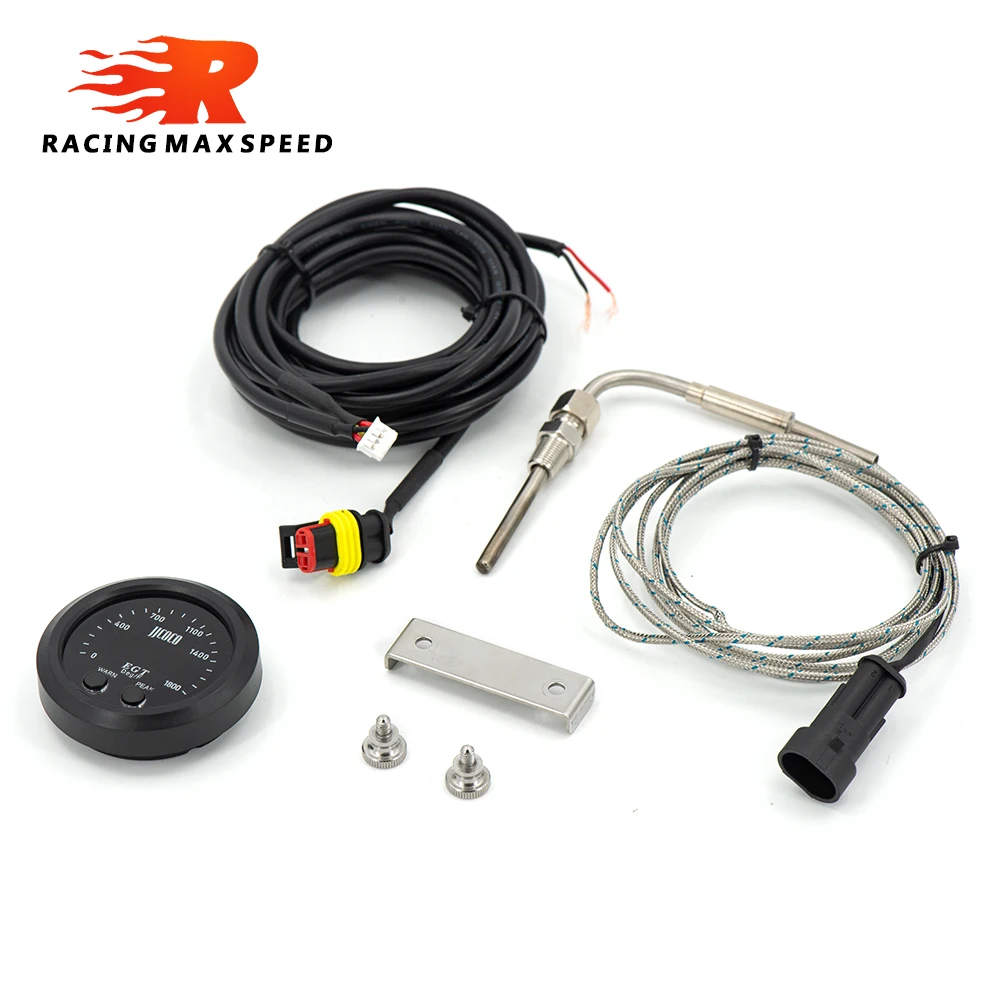 Universal Ultra-Thin Round 52MM Exhaust Temperature Gauge with Red Light LED Display 0-1800 F Temperature Gauge Car Accessories 
Universal Ultra-Thin Round 52MM Exhaust Temperature Gauge with Red Light LED Display 0-1800 F Temperature Gauge Car Accessories