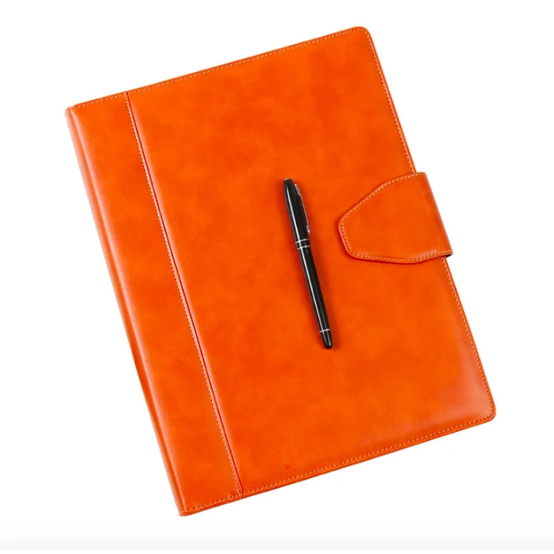 Multi-Functional Leather A4 Document File Bags School Office Portable Manager Folder With Calculator Paper Storage Bag | Канцтовары для