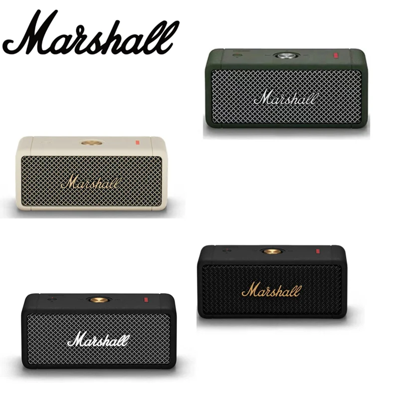 MARSHALL EMBERTON Original Wireless Bluetooth Speaker IPX7 Waterproof Sports Speaker Stereo Bass Sound Outdoor Portable Speakers
MARSHALL EMBERTON Original Wireless Bluetooth Speaker IPX7 Waterproof Sports Speaker Stereo Bass Sound Outdoor Portable Speakers