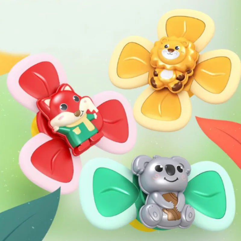 3pcs/Set Rotate Feeding Talisman Bath Children Suction Cup Gyro Spinning Baby's Dining Table RotaryDecompresssion Rattles Toys 
3pcs/Set Rotate Feeding Talisman Bath Children Suction Cup Gyro Spinning Baby's Dining Table RotaryDecompresssion Rattles Toys