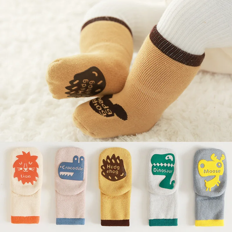 0-5 Years Old Knitted Cotton Winter Cartoon Baby Socks Newborn Girls Anti-skidding Warm Cute Thick Sock for Kids Plain Sock Baby
0-5 Years Old Knitted Cotton Winter Cartoon Baby Socks Newborn Girls Anti-skidding Warm Cute Thick Sock for Kids Plain Sock Baby