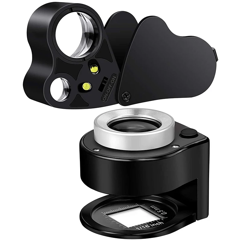 Illuminated Jewelers Loupe 30X 60X Portable Eye Loupe Magnifier Lighted Magnifying Glass with Bright LED Light for Gems
Illuminated Jewelers Loupe 30X 60X Portable Eye Loupe Magnifier Lighted Magnifying Glass with Bright LED Light for Gems