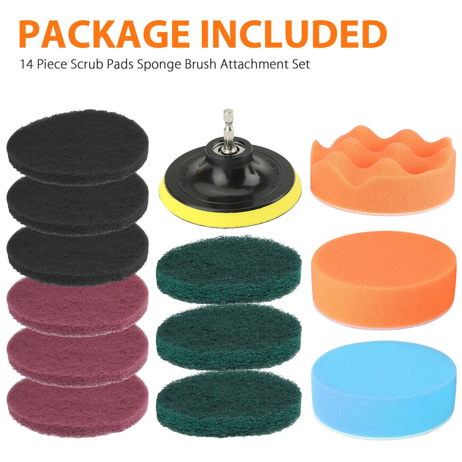 4 Inch Car Buffing Pads Polishing For Drill Sponge Kit Set Waxing Foam Polisher Scrub Pads Sponge Brush Attachment Set
4 Inch Car Buffing Pads Polishing For Drill Sponge Kit Set Waxing Foam Polisher Scrub Pads Sponge Brush Attachment Set