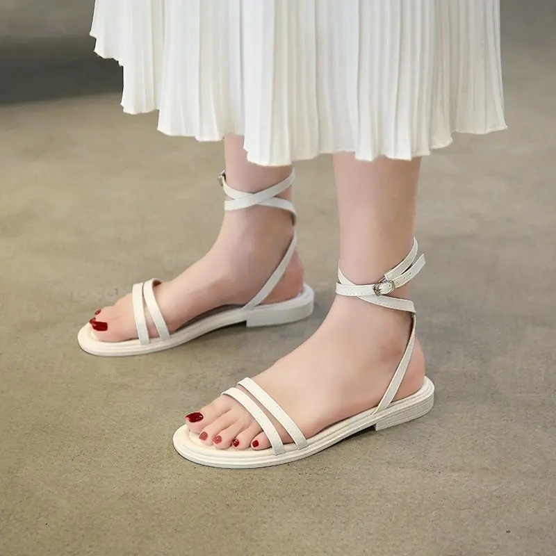 2021 Sandals Comfort Shoes for Women Summer Heels Suit Female Beige Buckle Strap New Beach Flat Girls Black Gladiator Clear Low
2021 Sandals Comfort Shoes for Women Summer Heels Suit Female Beige Buckle Strap New Beach Flat Girls Black Gladiator Clear Low