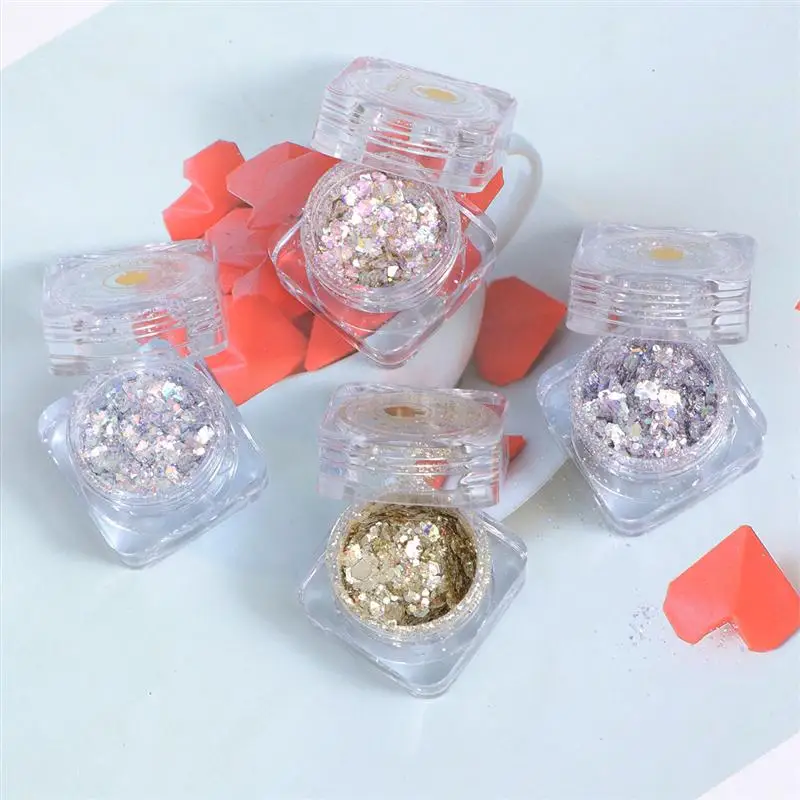 4 Box Shiny Nail Sequins Cute Nail Paillettes Manicure Ornaments Nail Art Supplies (Assorted 4 Colors)
4 Box Shiny Nail Sequins Cute Nail Paillettes Manicure Ornaments Nail Art Supplies (Assorted 4 Colors)