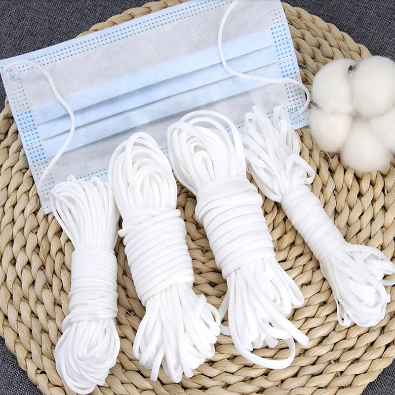 3mm Mouth Mask Elastic Band Round Rope for Mask Handmade DIY Stretch String Elastic Cord For Face Masks Sewing Accessories
3mm Mouth Mask Elastic Band Round Rope for Mask Handmade DIY Stretch String Elastic Cord For Face Masks Sewing Accessories