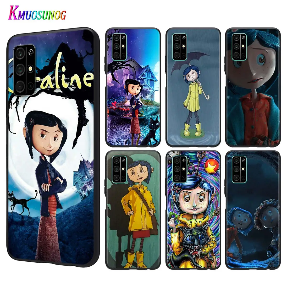 Silicone Black Cover Coraline cartoon for Huawei Honor 9A 9C 9S 9X Lite 10 10i 20 V20 20S 30 Pro Lite Phone Case
Silicone Black Cover Coraline cartoon for Huawei Honor 9A 9C 9S 9X Lite 10 10i 20 V20 20S 30 Pro Lite Phone Case