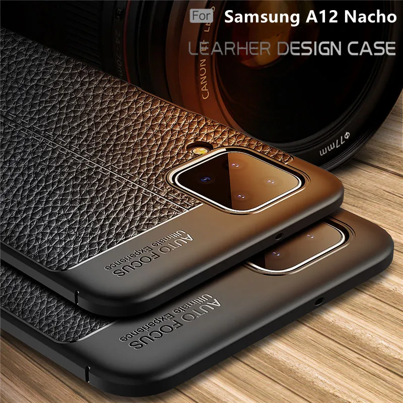 Чехол из ТПУ для Samsung Galaxy A12 кожаный чехол M31S M12 M51 A21S A51 A71 S21 Ultra | Мобильные телефоны