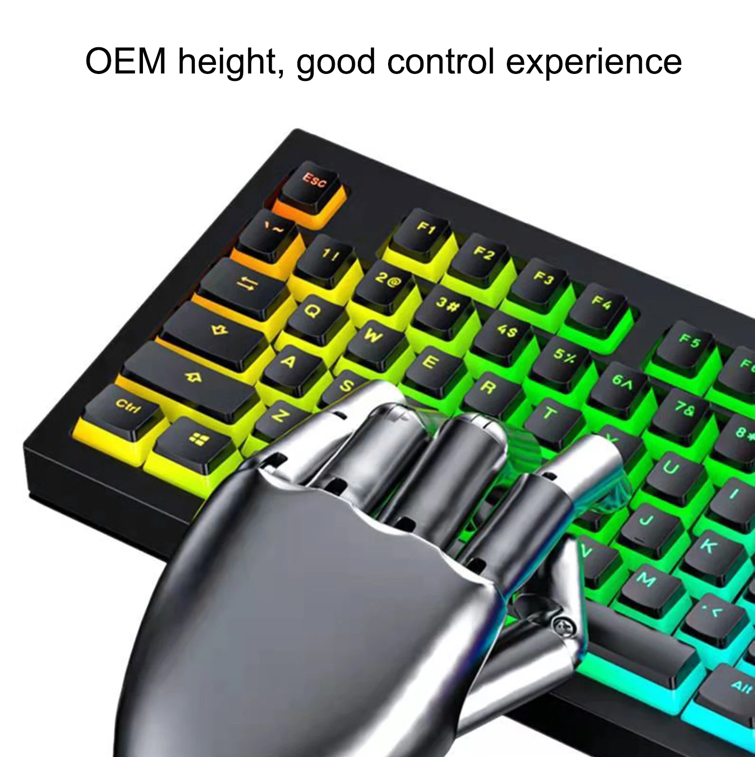 Pudding PBT Material Mechanical Keyboard Cap Two-color Colorful OEM Customized High 104-Key Double-layer Gaming Keyboard Cap
Pudding PBT Material Mechanical Keyboard Cap Two-color Colorful OEM Customized High 104-Key Double-layer Gaming Keyboard Cap