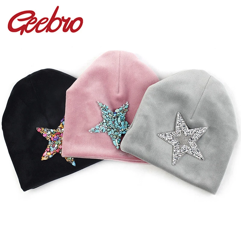 Geebro Newborn Baby Boys Girls Soft Velvet Hats Spring winter warm Girl Rhinestones Star Beanies Hat Cap Photography Prop
Geebro Newborn Baby Boys Girls Soft Velvet Hats Spring winter warm Girl Rhinestones Star Beanies Hat Cap Photography Prop