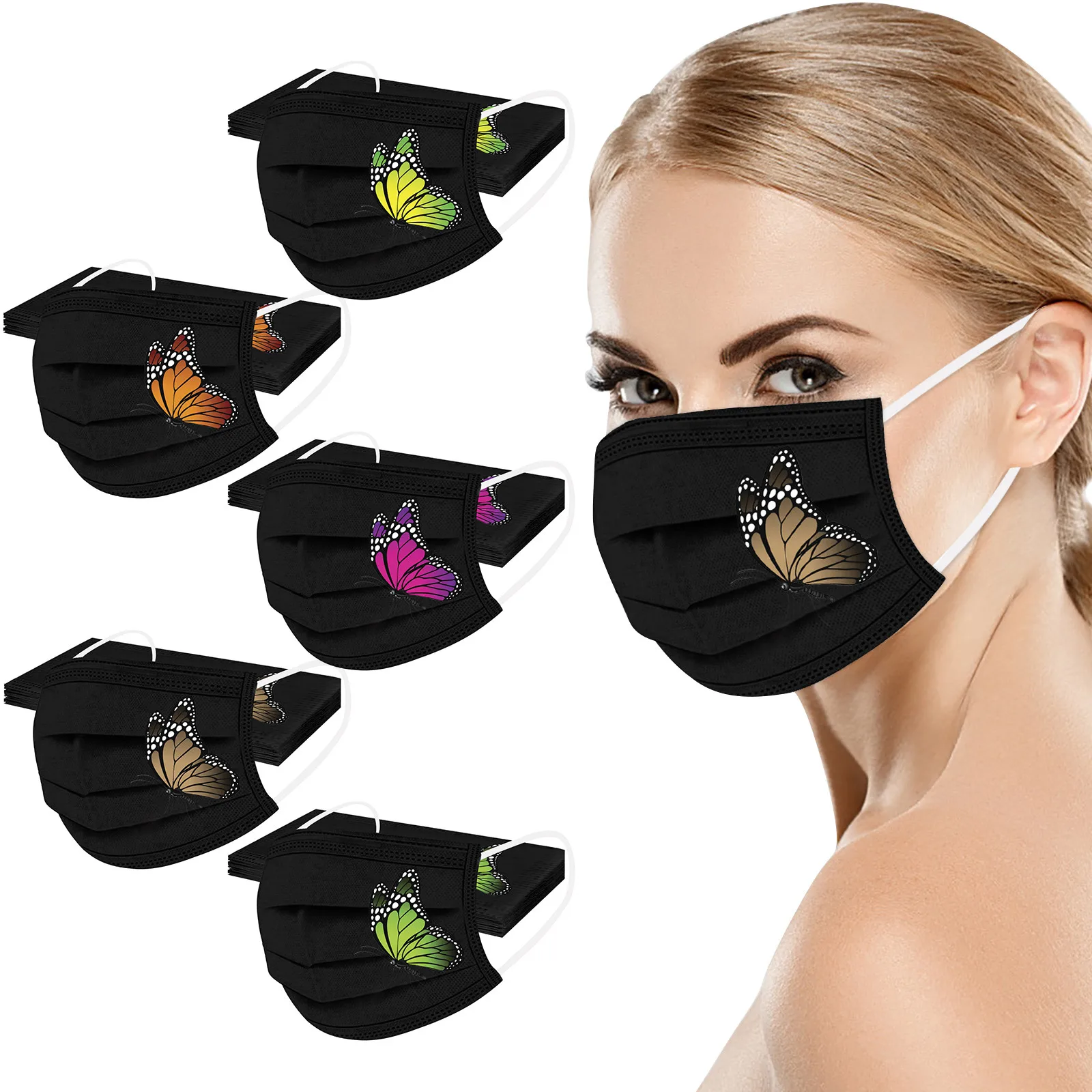 Halloween Cosplay Mask Adult Batterfly Printing Breathable Mascarillas Protective Bandana Fast Delievry Mascherine 50pcs
Halloween Cosplay Mask Adult Batterfly Printing Breathable Mascarillas Protective Bandana Fast Delievry Mascherine 50pcs