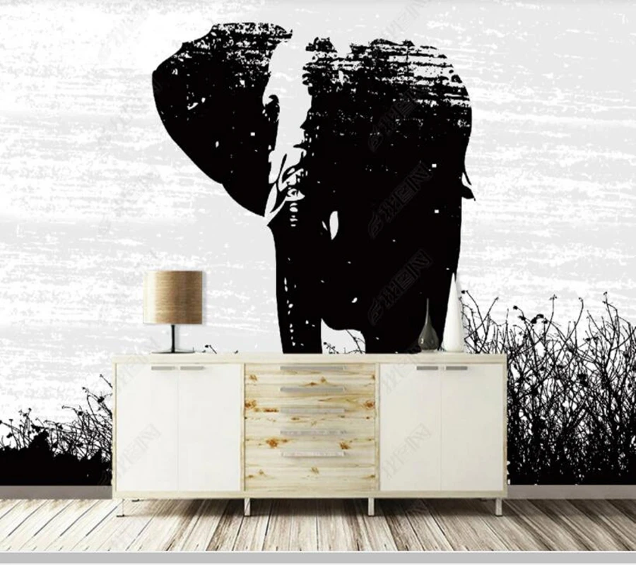 Papel de parede Abstract black and white elephant modern 3d wallpaper mural,living room tv wall bedroom wall papers home decor
Papel de parede Abstract black and white elephant modern 3d wallpaper mural,living room tv wall bedroom wall papers home decor