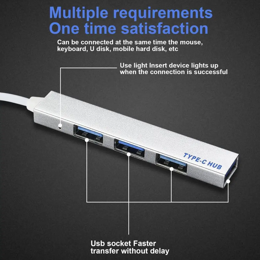 Плата расширения Plug and Play высокопроизводительная док-станция из алюминиевого сплава USB2.0 HUB для дома для ноутбука типа C/Интерфейса Типа C
Плата расширения Plug and Play высокопроизводительная док-станция из алюминиевого сплава USB2.0 HUB для дома для ноутбука типа C/Интерфейса Типа C