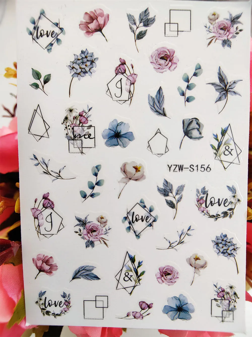 New 3D Nail Sticker Watercolor Rose Flowers Self Adhesive Art Nails Decorations Decals Design Manicure Sliders Accessories
New 3D Nail Sticker Watercolor Rose Flowers Self Adhesive Art Nails Decorations Decals Design Manicure Sliders Accessories