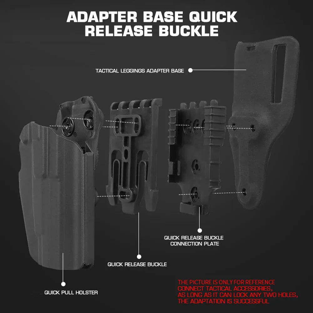 Новый тактический ремень для камеры на ногу адаптер кобуры пистолета Glock 1911 P226