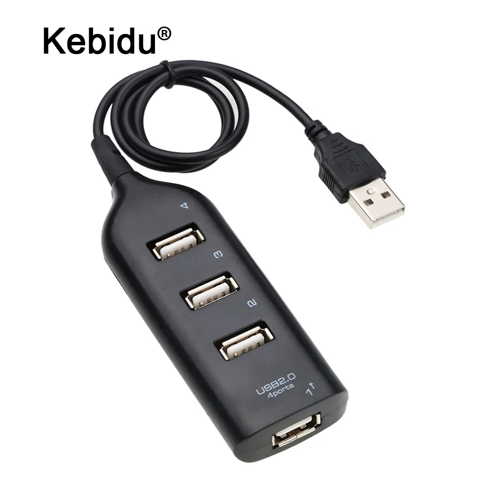 Kebidu розетка для автомобильного прикуривателя 4 порта USB автомобильная зарядка