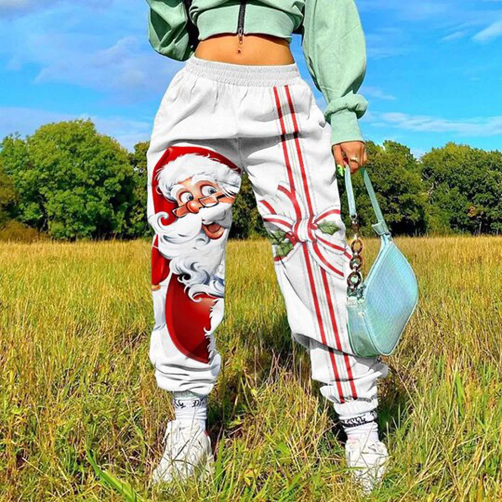 Популярные Рождественские Брюки для женщин, эластичные мешковатые брюки с высокой талией для женщин, брюки для женщин с рождественским при...
Популярные Рождественские Брюки для женщин, эластичные мешковатые брюки с высокой талией для женщин, брюки для женщин с рождественским при...