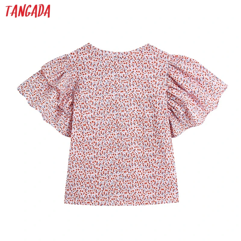 Tangada Women Retro Flowers Print Crop Shirt Flare Short Sleeve 2021 Summer Chic Female Shirt Tops CE181
Tangada Women Retro Flowers Print Crop Shirt Flare Short Sleeve 2021 Summer Chic Female Shirt Tops CE181