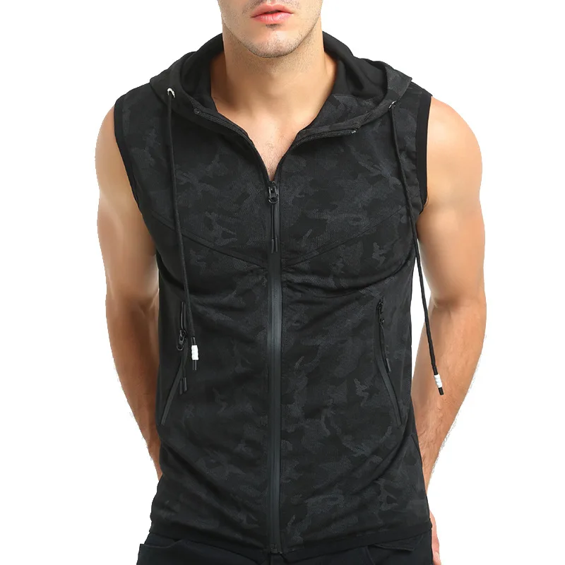 Amazon Hot Sale Plus Size Men Sport Fitness Pocket Vest Hoodie Sleeveless Hoodie With Zipper
Amazon Hot Sale Plus Size Men Sport Fitness Pocket Vest Hoodie Sleeveless Hoodie With Zipper