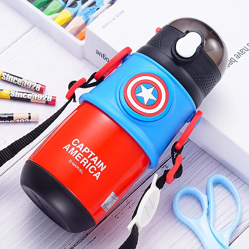 Disney Marvel children's thermos straw Cup kindergarten primary school stainless steel anti-fall water cup baby kettle fashion
Disney Marvel children's thermos straw Cup kindergarten primary school stainless steel anti-fall water cup baby kettle fashion