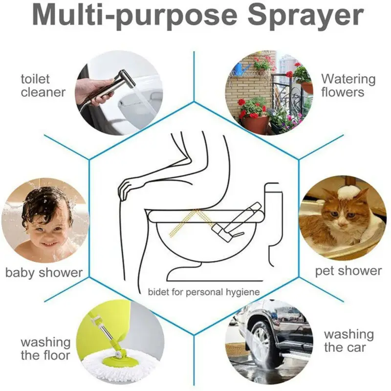 High Quality Stainless Steel Nickle Double Water Mode Bidet Sprayer Shattaf Hand Held Shower
High Quality Stainless Steel Nickle Double Water Mode Bidet Sprayer Shattaf Hand Held Shower