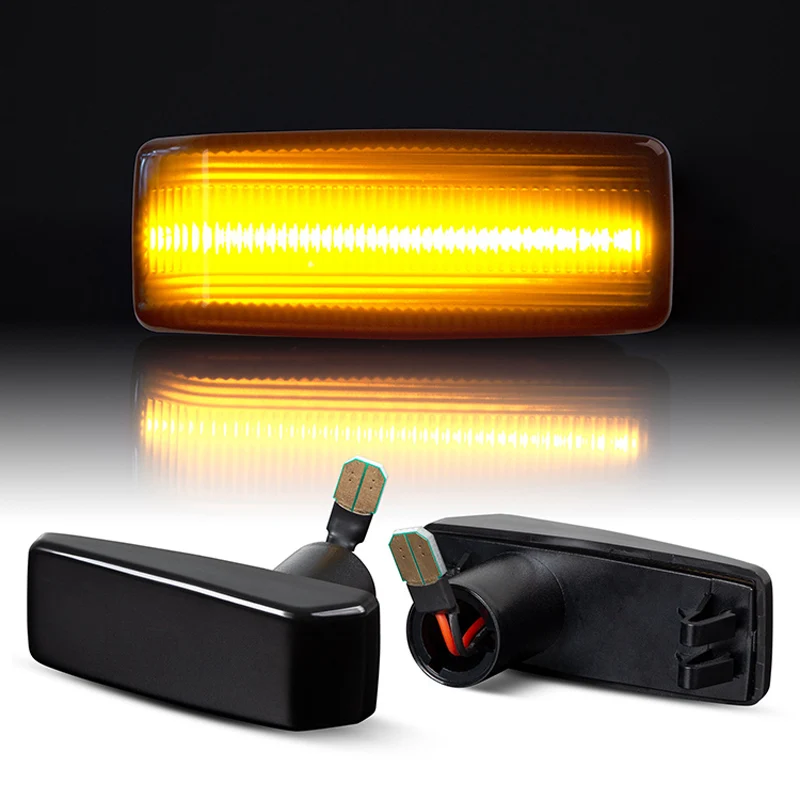 2 Pcs Dynamic Amber LED Side Marker Turn Signal Sequential Blinker Light For Benz W201C-class W202 E-class W124
2 Pcs Dynamic Amber LED Side Marker Turn Signal Sequential Blinker Light For Benz W201C-class W202 E-class W124