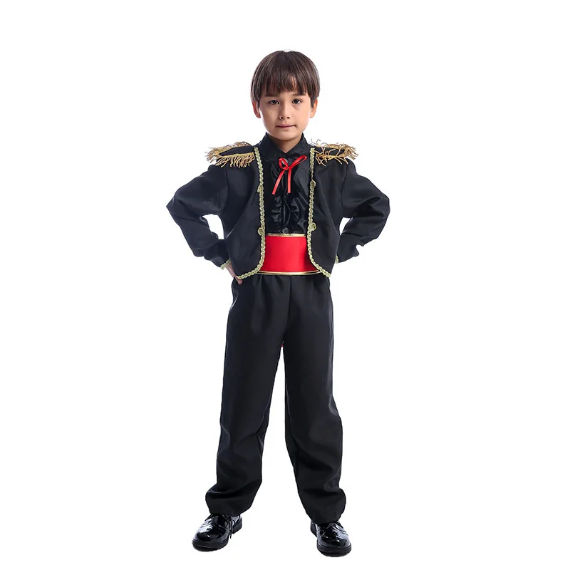 high quality Purim Carnival Halloween Costumes Kids Children Spanish Matador Cosplay Spain Bullfighter Costume for Boy Boys
high quality Purim Carnival Halloween Costumes Kids Children Spanish Matador Cosplay Spain Bullfighter Costume for Boy Boys