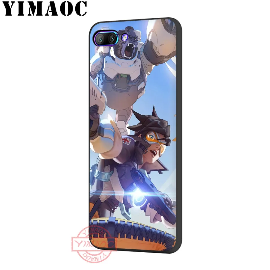 YIMAOC Overwatch Tracer 76 Pharah OW Genji Soft Silicone Case for Huawei P Smart Z Plus Y6 Y7 Y9 Prime 2018 2019 | Мобильные