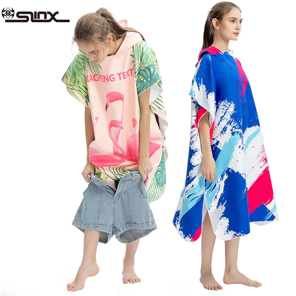 2019 SLINX Women Quick-drying Hooded Beach Bathrobe Sunscreen Beach Swim Towel Swimming Diving Cloak Seaside Moving Locker Room
2019 SLINX Women Quick-drying Hooded Beach Bathrobe Sunscreen Beach Swim Towel Swimming Diving Cloak Seaside Moving Locker Room