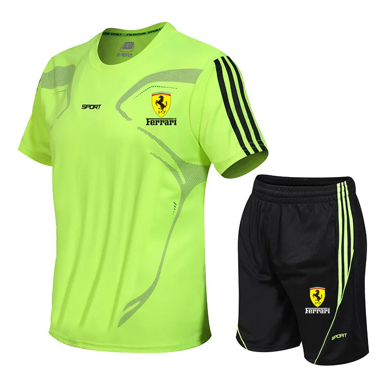 2021 New fashion T-shirt suit brand summer men's track suit suit daily outing running breathable sports men's large size M-5XL
2021 New fashion T-shirt suit brand summer men's track suit suit daily outing running breathable sports men's large size M-5XL