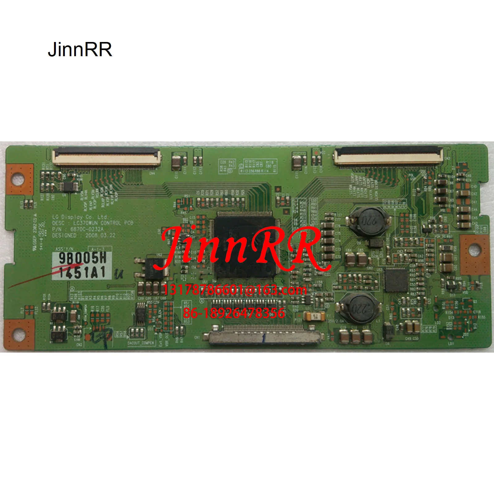 6870C-0232A LC370WUN Original logic board For LG Logic board Strict test quality assurance 6870C-0232A
6870C-0232A LC370WUN Original logic board For LG Logic board Strict test quality assurance 6870C-0232A