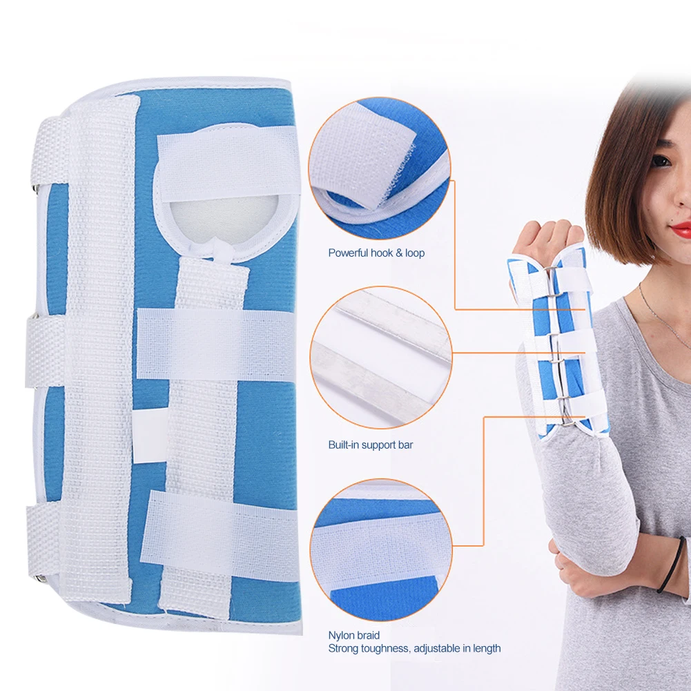Postoperative Fixation Belt Wrist Support Breathable Splint Wrist Sprain Fracture Correction Recovery Brace Left Hand Blue S
Postoperative Fixation Belt Wrist Support Breathable Splint Wrist Sprain Fracture Correction Recovery Brace Left Hand Blue S