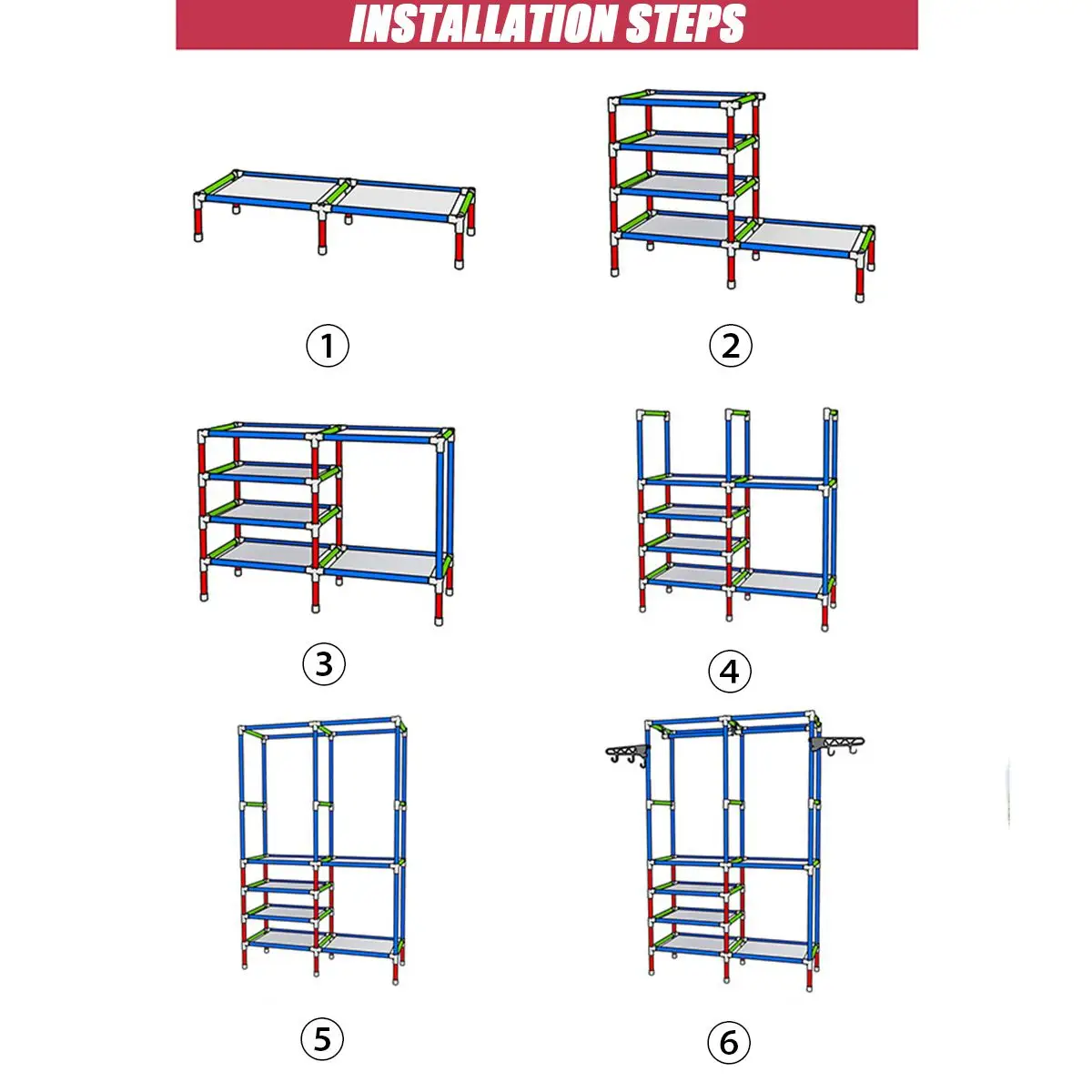 Double Row Simple Coat Rack Creative Iron Floor Clothes Hanger Shoes Storage Rack Wardrobe Clothing Drying Rack Large Capacity
Double Row Simple Coat Rack Creative Iron Floor Clothes Hanger Shoes Storage Rack Wardrobe Clothing Drying Rack Large Capacity