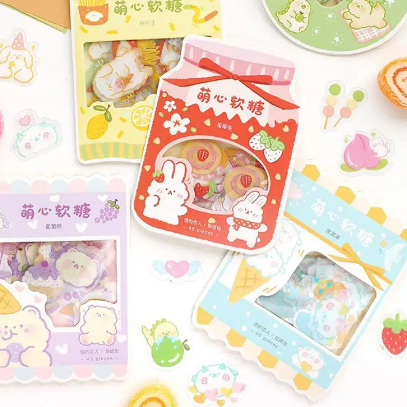45sheets/set Sticker Set Cute Candy Series Diy Cute Stickers Ins Style Scrapbooking School Suppliers Stationery Art Supplies
45sheets/set Sticker Set Cute Candy Series Diy Cute Stickers Ins Style Scrapbooking School Suppliers Stationery Art Supplies