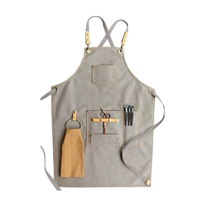 Chef Apron Cotton Canvas Cross Back Adjustable Apron with Pockets for Women and Men, Kitchen Cooking Baking Bib Apron,
Chef Apron Cotton Canvas Cross Back Adjustable Apron with Pockets for Women and Men, Kitchen Cooking Baking Bib Apron,