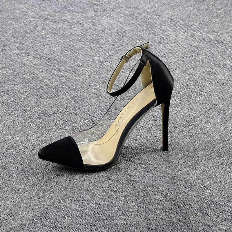 pointed color matching transparent thin heel ultra-high heels single shoes women's shoes large 43
pointed color matching transparent thin heel ultra-high heels single shoes women's shoes large 43