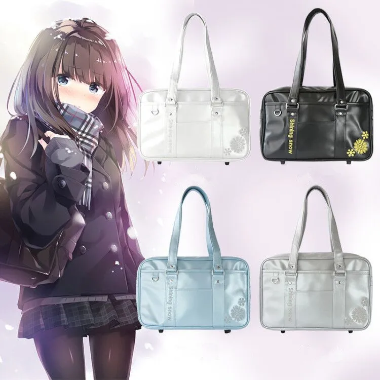Casual JK Uniform Bags Japanese Anime Printed PU Leather Student Lovely Zipper Handbag Women Bow School Shoulder Messenger Bag
Casual JK Uniform Bags Japanese Anime Printed PU Leather Student Lovely Zipper Handbag Women Bow School Shoulder Messenger Bag