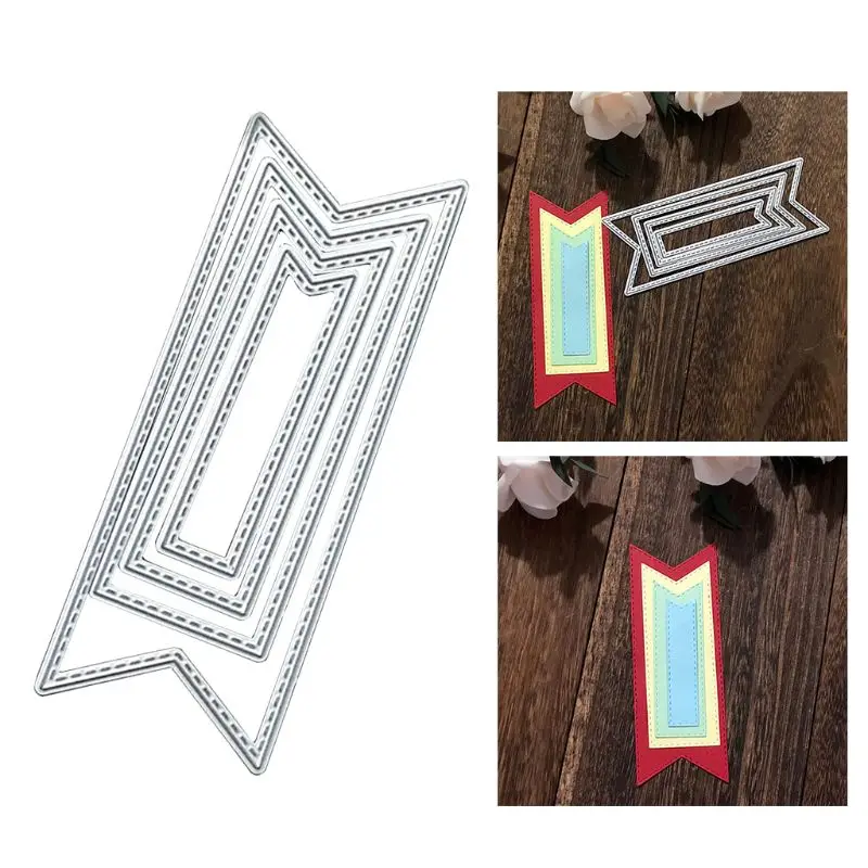 Carbon Steel Dotted Line Flag Cutting Die Embossing Stencil Template Mold DIY Paper Art Craft Scrapbook Bookmark Greeting
Carbon Steel Dotted Line Flag Cutting Die Embossing Stencil Template Mold DIY Paper Art Craft Scrapbook Bookmark Greeting