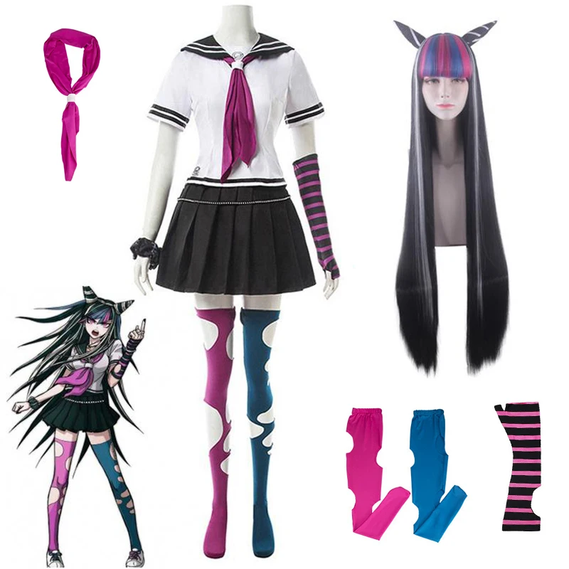 Anime Super Dangan Ronpa 2 Danganronpa Ibuki Mioda Cosplay Costumes Uniform Set Gloves Sock Wigs Women Cosplay Halloween
Anime Super Dangan Ronpa 2 Danganronpa Ibuki Mioda Cosplay Costumes Uniform Set Gloves Sock Wigs Women Cosplay Halloween