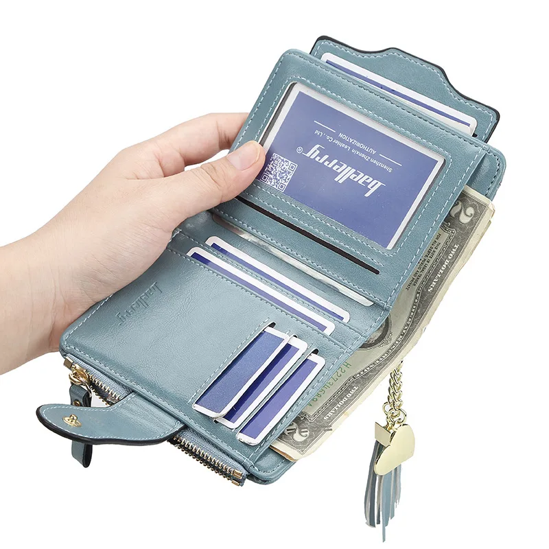 New Luxury Brand Casual Women's Wallet Short Tassel Girl Card ID Holder Ladies Purse Coin Money Bag carteras para mujer sac
New Luxury Brand Casual Women's Wallet Short Tassel Girl Card ID Holder Ladies Purse Coin Money Bag carteras para mujer sac