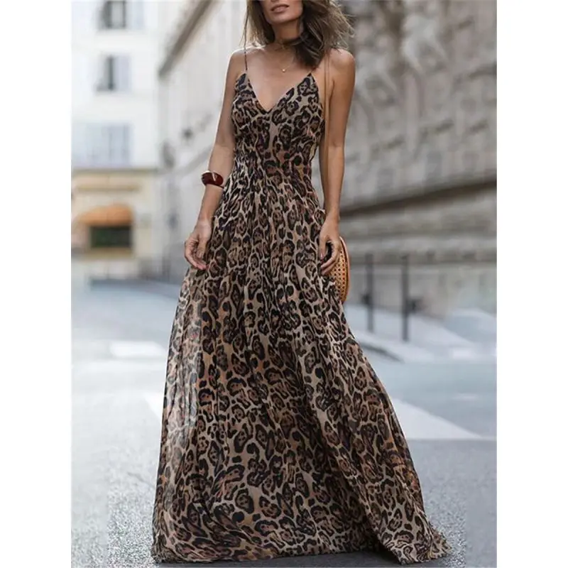 2021 Europe And The United States New Fashion Leopard Print V-Neck Suspender Loose Dress Women's Vestido Vfemage China Clothing
2021 Europe And The United States New Fashion Leopard Print V-Neck Suspender Loose Dress Women's Vestido Vfemage China Clothing