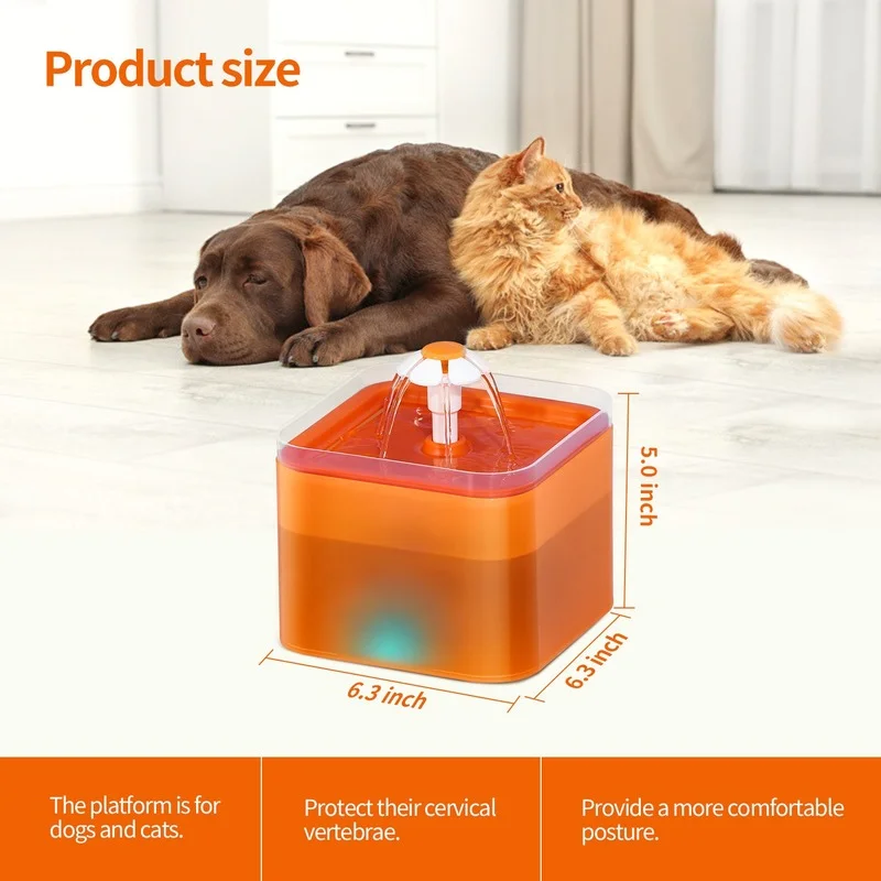 2L Automatic Pet Cat Water Fountain Filter Dispenser Feeder Smart Drinker For Cats Water Bowl Kitten Puppy Dog Drinking Supplies
2L Automatic Pet Cat Water Fountain Filter Dispenser Feeder Smart Drinker For Cats Water Bowl Kitten Puppy Dog Drinking Supplies