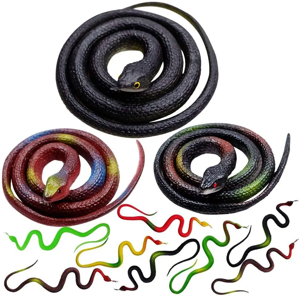 Shyflpopo 11 Pcs Realistic Rubber Snakes Decoration for Garden Props to Scare Birds, Squirrels, Mice, Pranks,Halloween Party Dec
Shyflpopo 11 Pcs Realistic Rubber Snakes Decoration for Garden Props to Scare Birds, Squirrels, Mice, Pranks,Halloween Party Dec