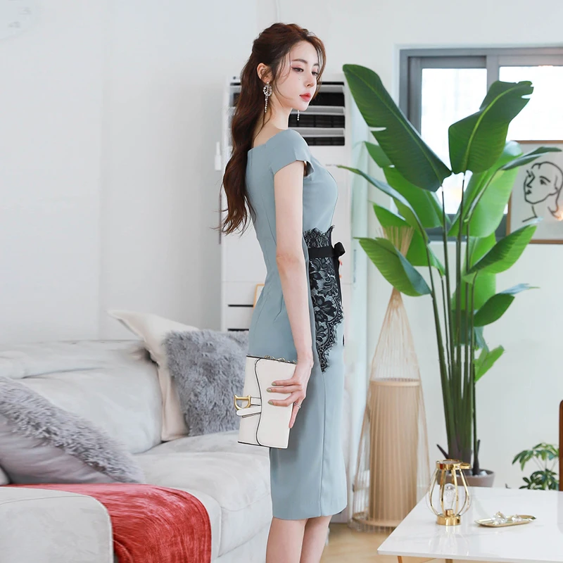 new summer women dress V neck sleeveless new korean fashion temperament sexy style office party for Lace stitching tight dress
new summer women dress V neck sleeveless new korean fashion temperament sexy style office party for Lace stitching tight dress