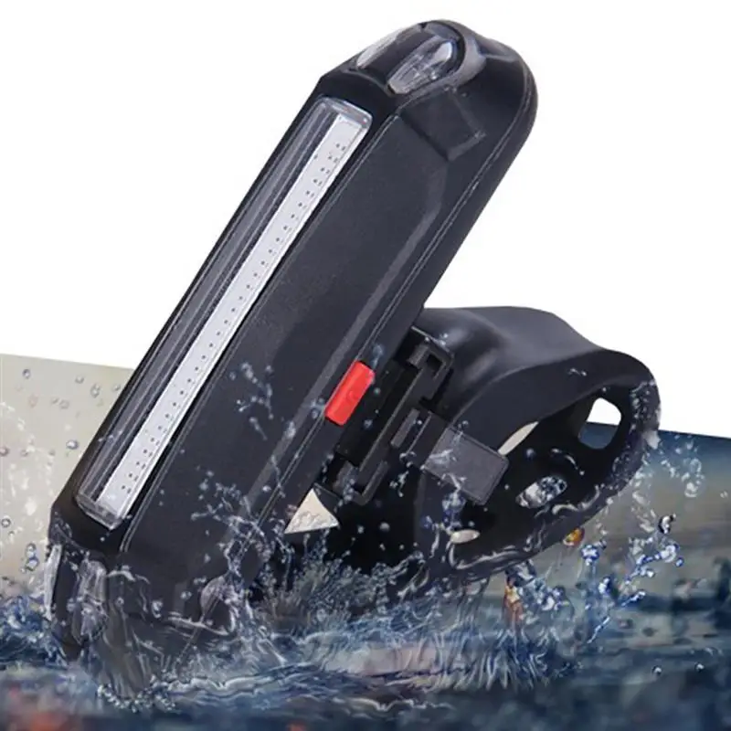 LED Bike Tail Lamp Multi Modes Cycling Warning Light Waterproof USB Rechargeable Rear Light, Red Light
LED Bike Tail Lamp Multi Modes Cycling Warning Light Waterproof USB Rechargeable Rear Light, Red Light