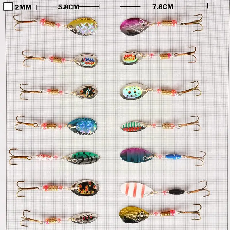 30Pcs Lifelike Fishing Lures Rotating Lure Sequin Bait Gear Fishing Fishing Tackle Set E0E2
30Pcs Lifelike Fishing Lures Rotating Lure Sequin Bait Gear Fishing Fishing Tackle Set E0E2