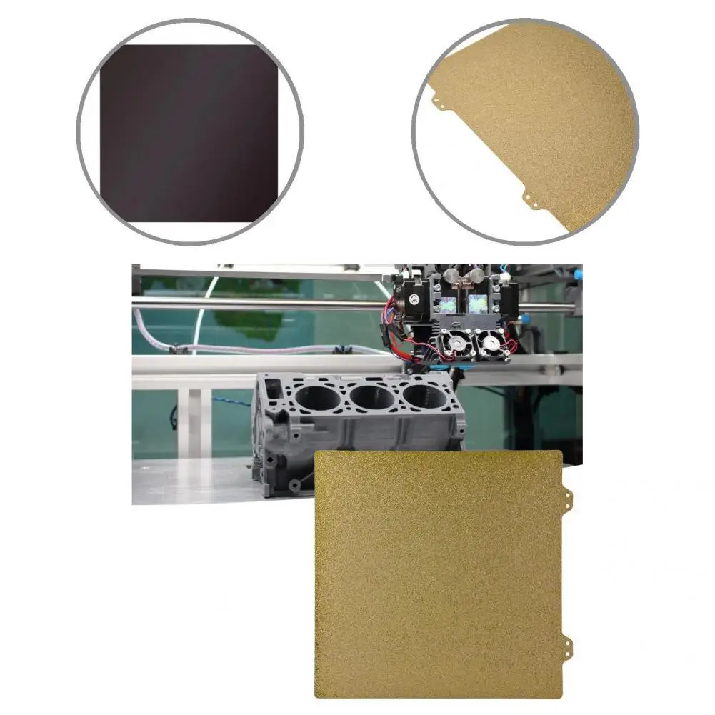3D Printing Magnetic Sticker Smooth Golden Color High Density Smooth Double-Sided PEI Plate PEI Plate Build Plate
3D Printing Magnetic Sticker Smooth Golden Color High Density Smooth Double-Sided PEI Plate PEI Plate Build Plate