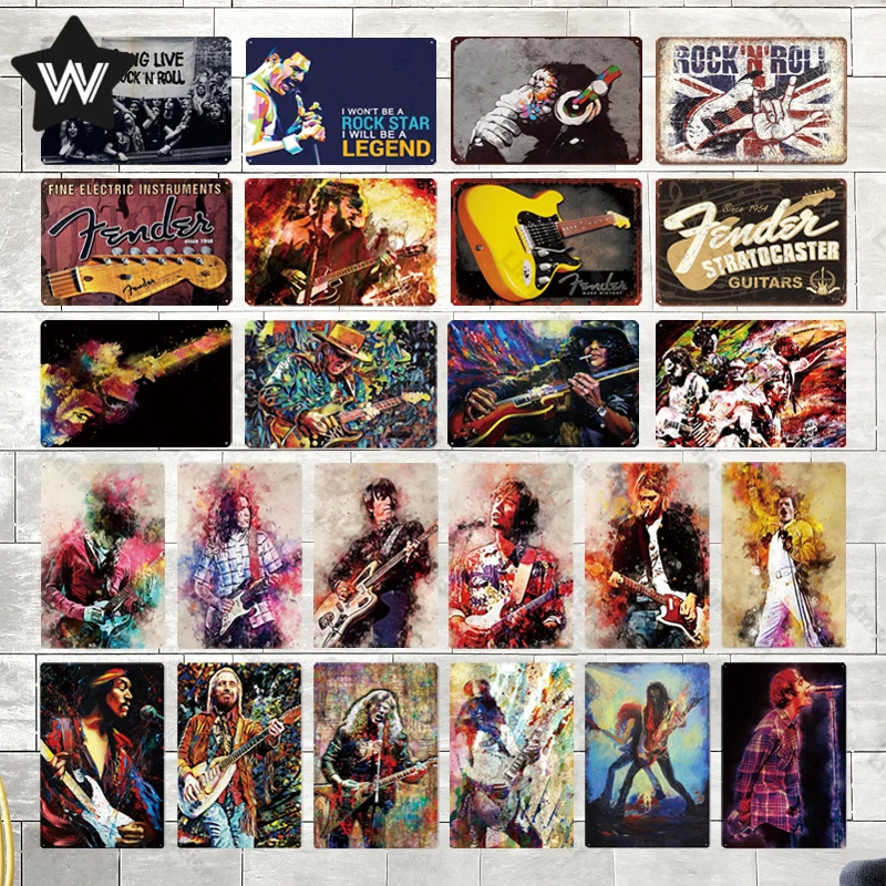 Bass Guitar Plate Metal Plate Vintage Rock Music Wall Sticker Tin Plaque for Man Cave Club Tin Sign Metal Poster Wall Decoration
Bass Guitar Plate Metal Plate Vintage Rock Music Wall Sticker Tin Plaque for Man Cave Club Tin Sign Metal Poster Wall Decoration